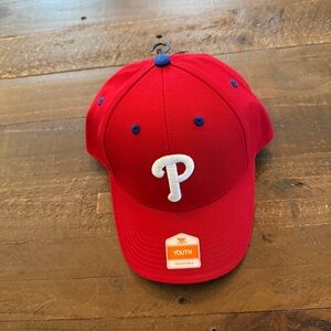 Fan Favorite MLB Phillies Kids Baseball Cap structured twill